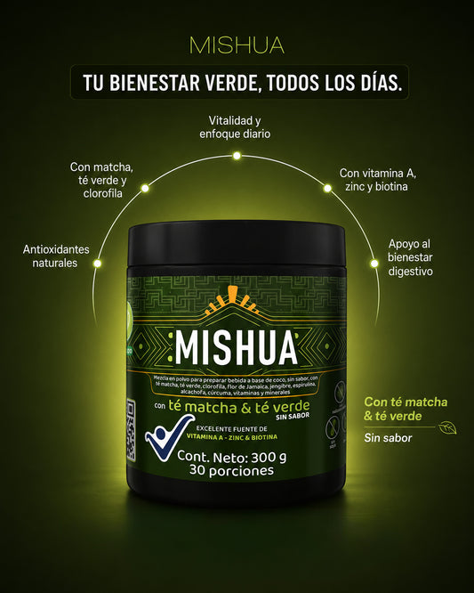 Té Matcha + Té Verde con vitaminas y minerales