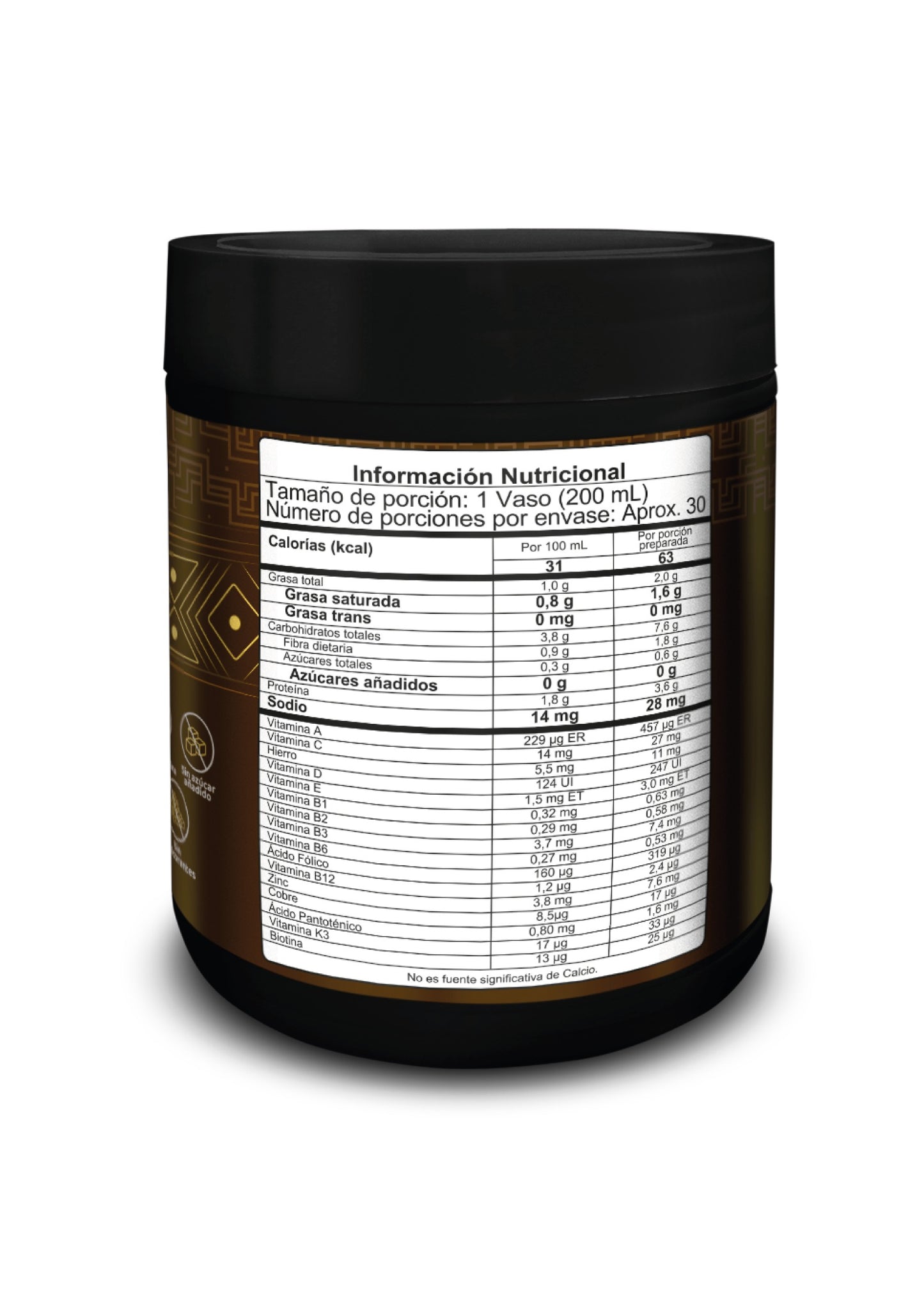 Ingredientes naturales del suplemento alimenticio Mishua en polvo para consumo diario