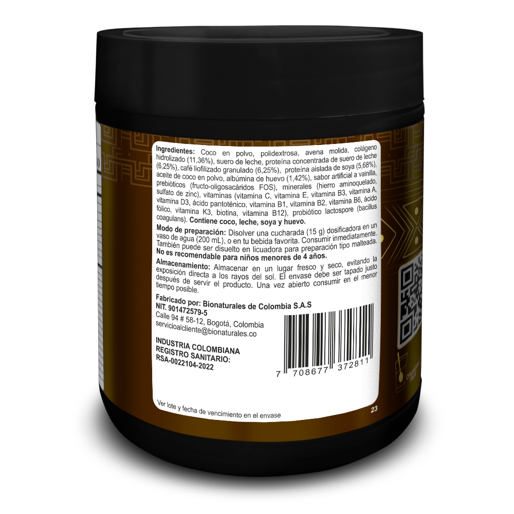 Suplementos alimenticios Mishua para apoyar energía, digestión y bienestar general