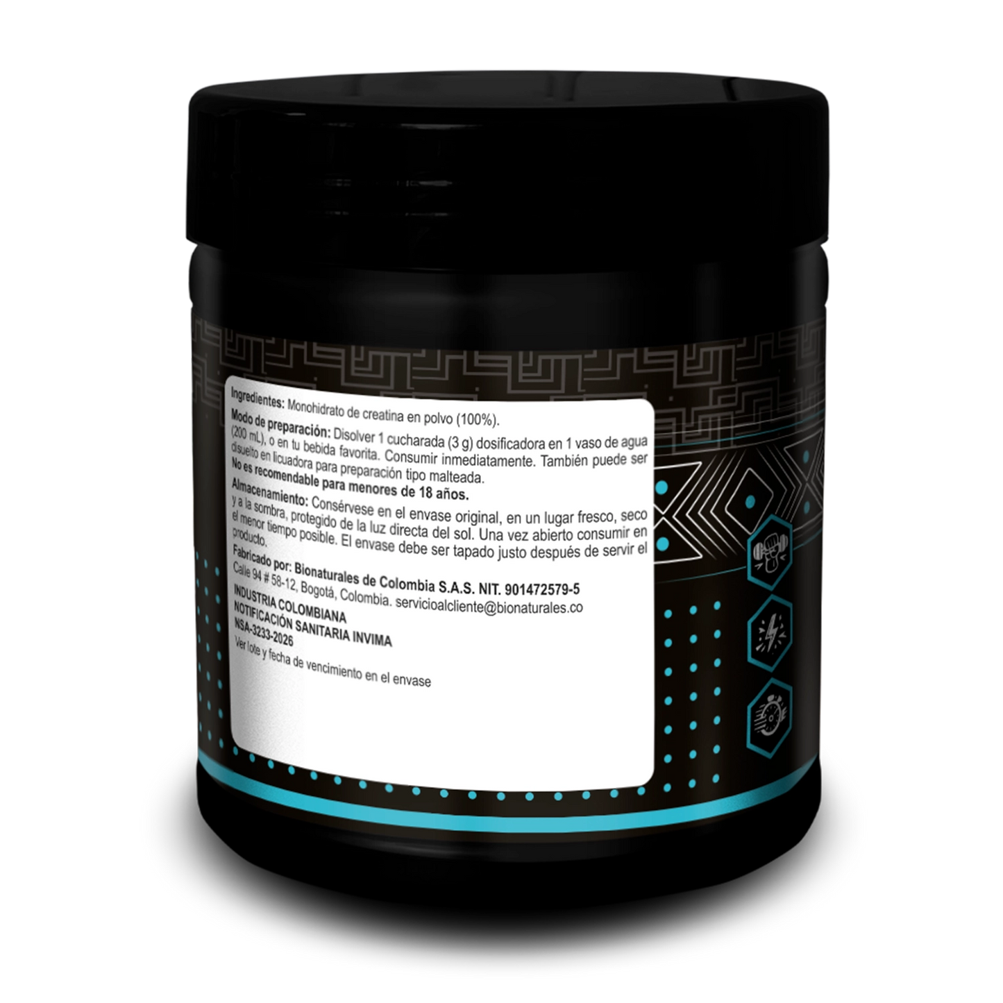 Creatina Monohidratada Micronizada 360g | Mishua