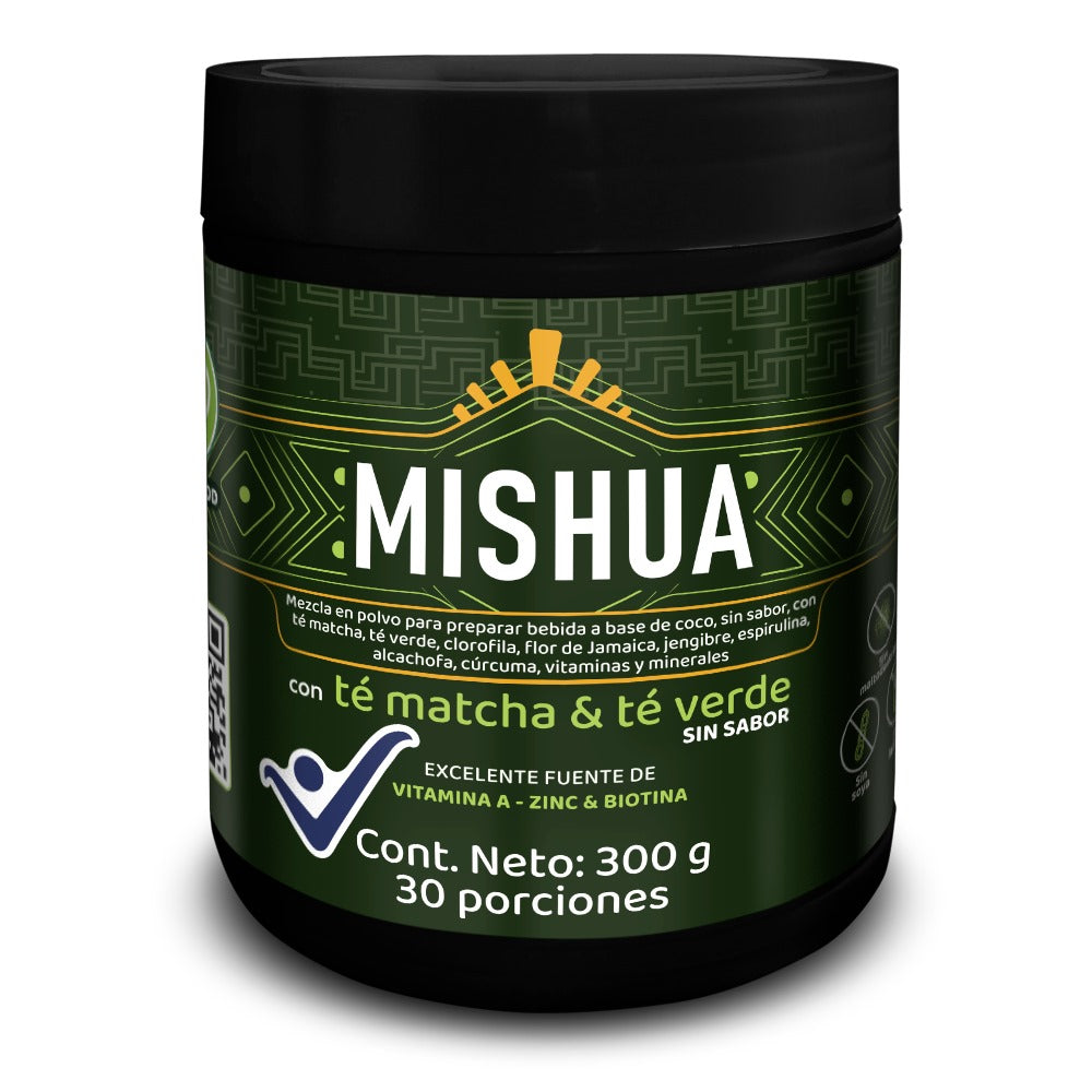 Té Matcha y Té Verde | 13 Vitaminas y 6 Minerales, Incl. Vitamina A, Zinc, Biotina