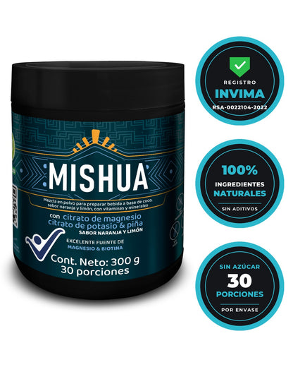 Citrato de Magnesio y Potasio de Alta Absorción | Suplemento natural con Vitaminas Esenciales – Mishua